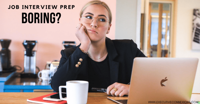 Is job interview prep boring you?