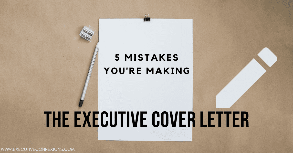 Executive Cover Letter